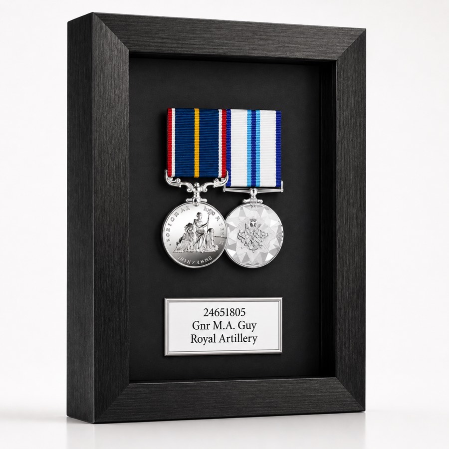 Deep box frame built for a three-dimensional keepsake
